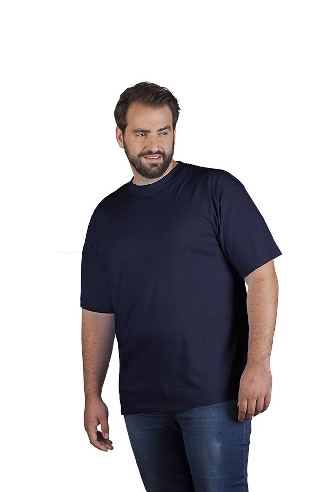 Premium T-Shirt Plus Size Herren, Marineblau, 4XL