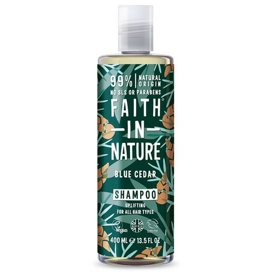 Faith in Nature Blue Cedar Shampoo, 400 ml