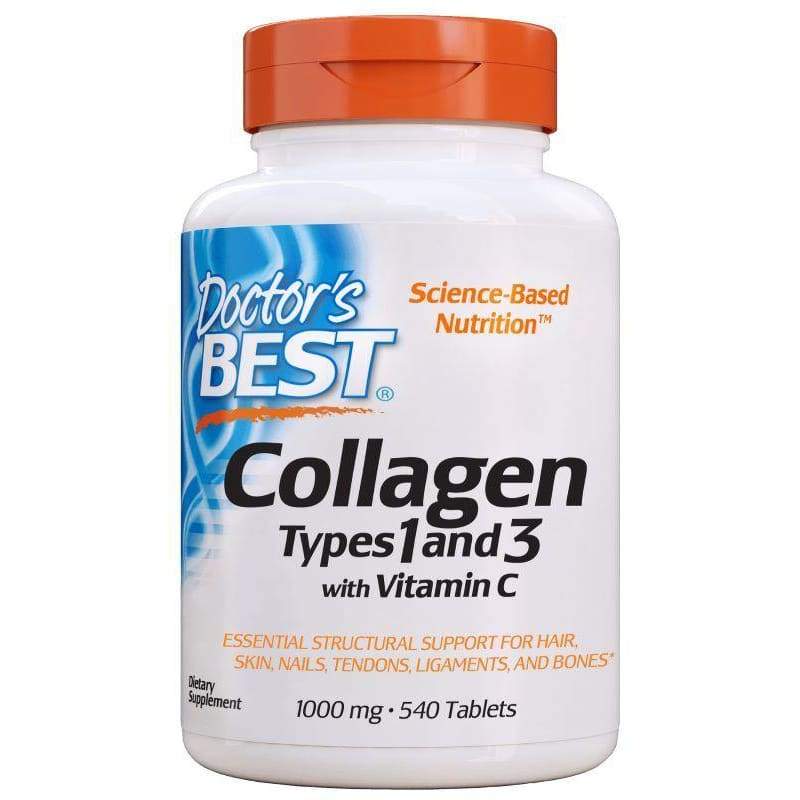 Collagen Types 1 and 3 with Vitamin C, 1000mg - 540 tablets