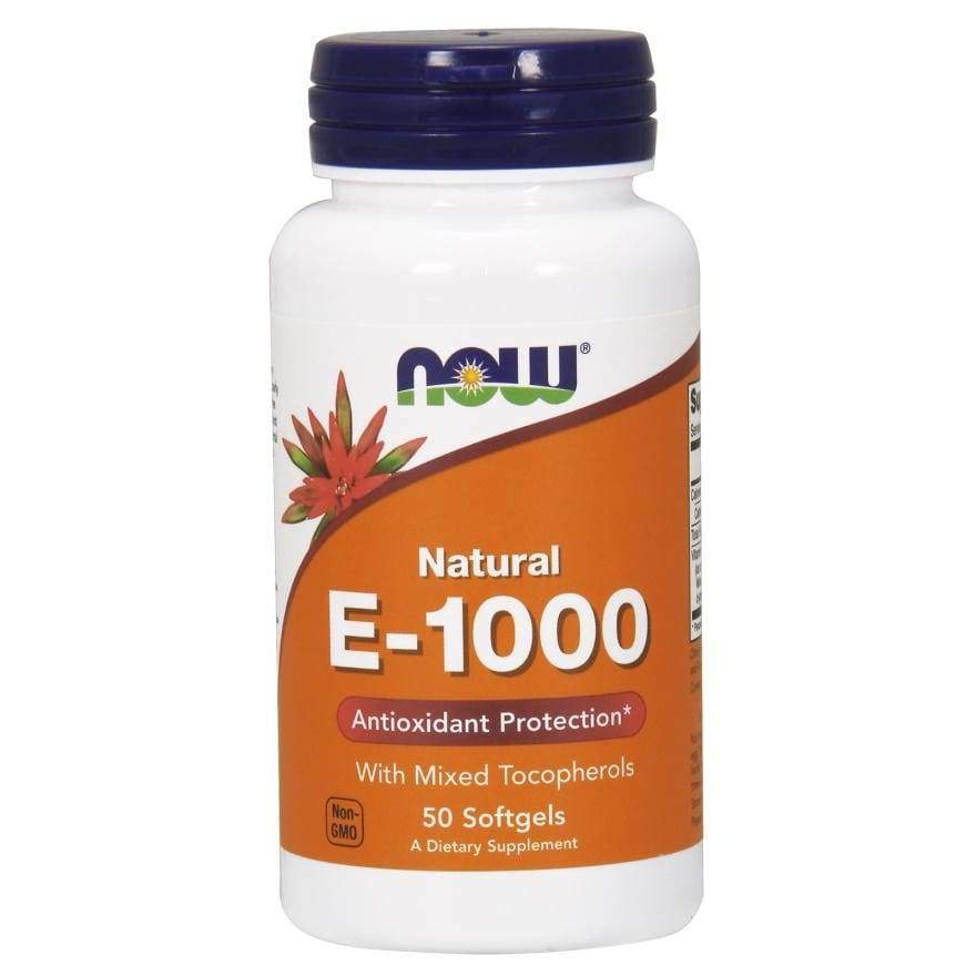 Vitamin E-1000 - Natural (Mixed Tocopherols) - 50 softgels