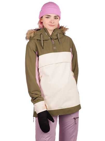 Buy Roxy Shelter Anorak burnt olive online 