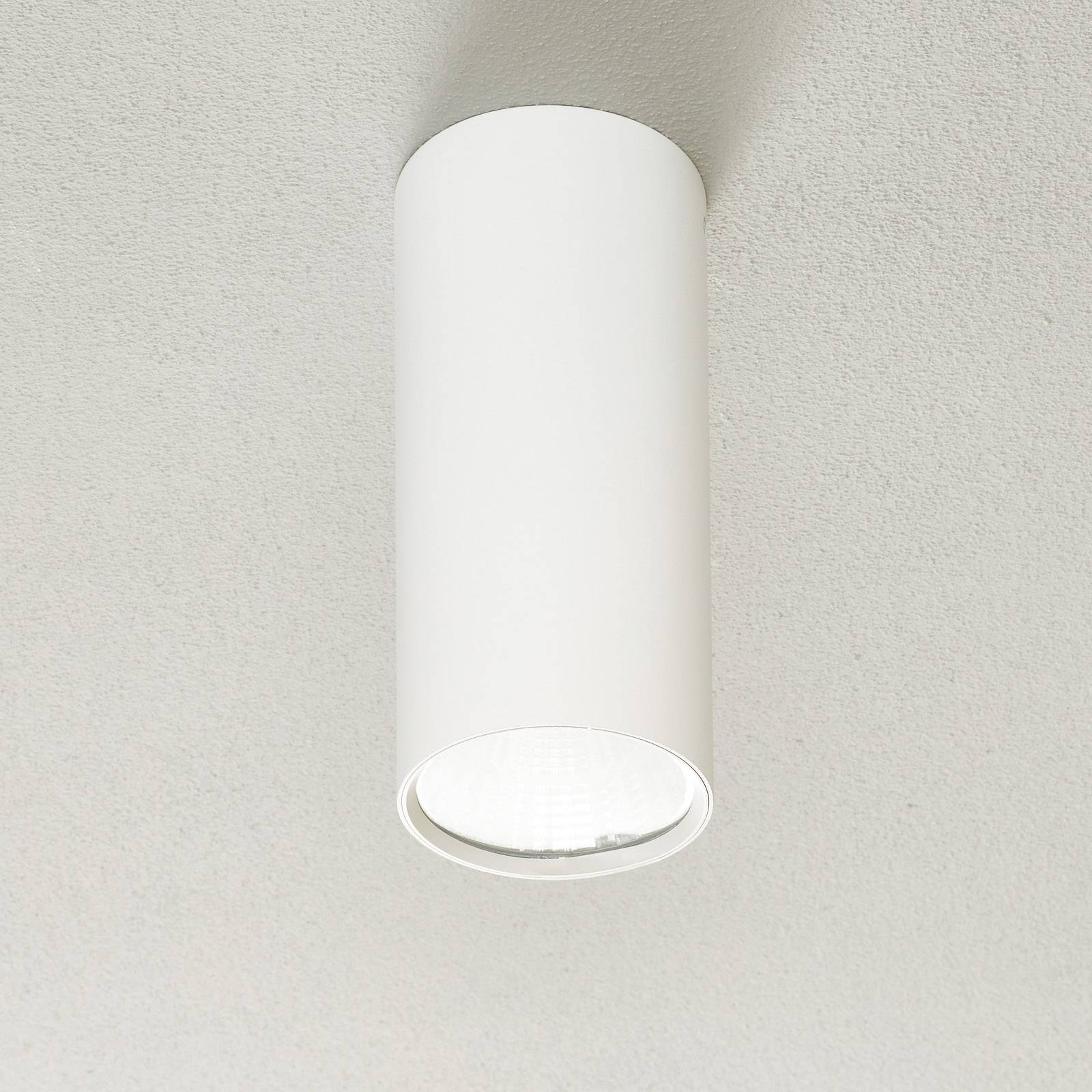 Lucande Takio -LED-alasvalo 2700K 10 cm valkoinen