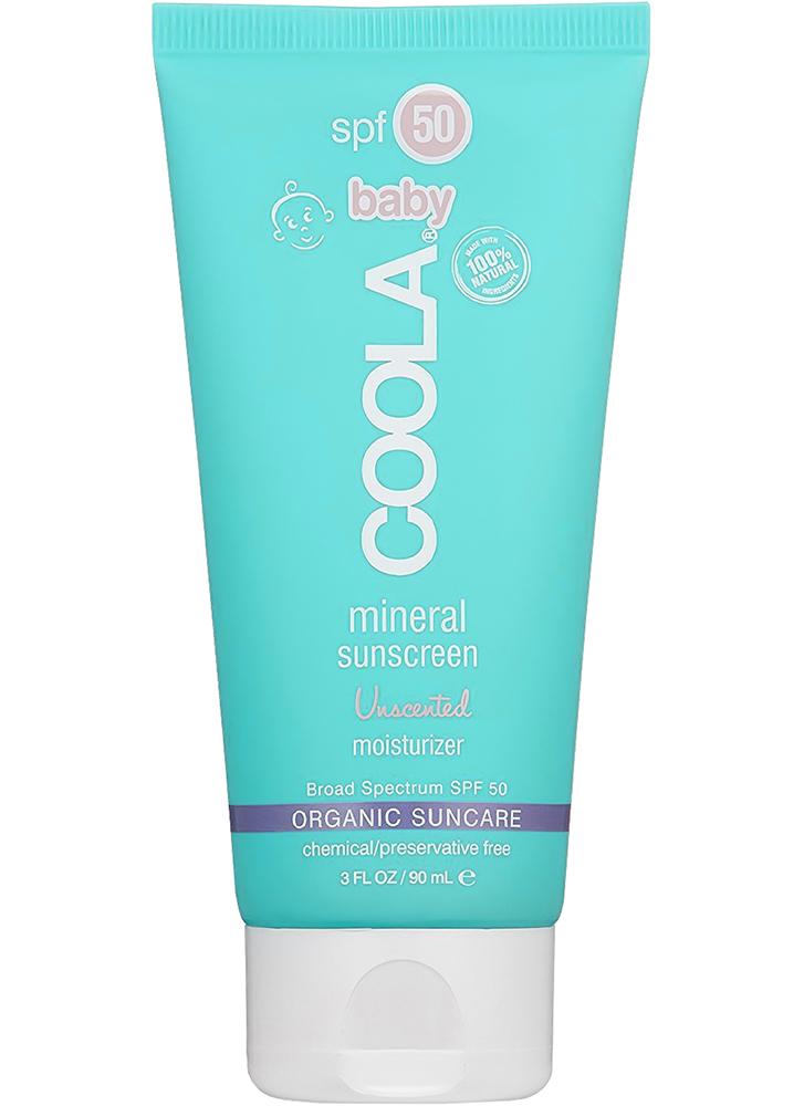 Coola Mineral Baby SPF 50 Unscented Organic Sunscreen Lotion