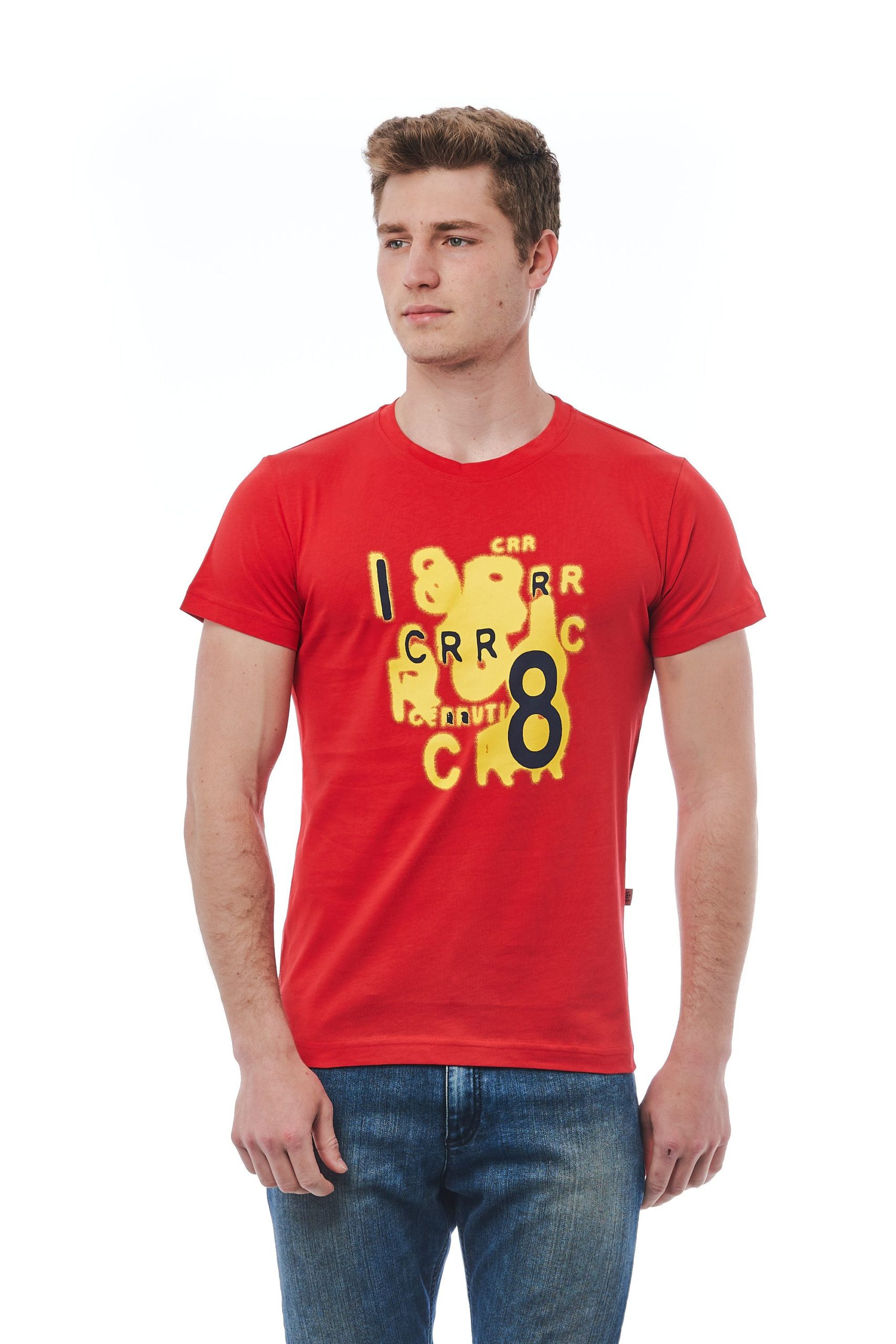 Cerruti 1881 Men's Rosso T-Shirt Red CE1409995 - M