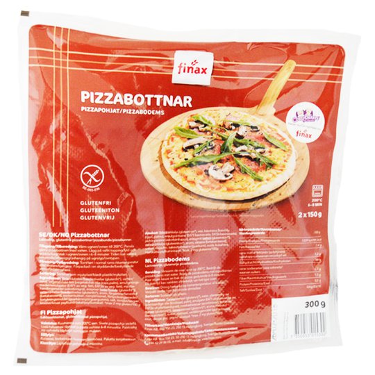 Pizzapohjat 2 x 150 g - 84% alennus