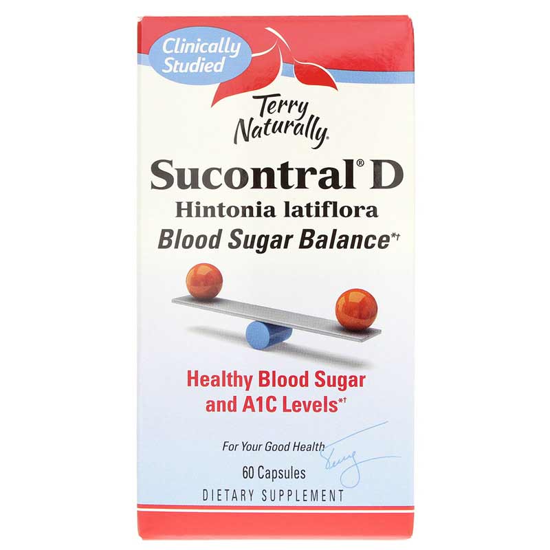 Terry Naturally Sucontral D Blood Sugar Balance 60 Capsules