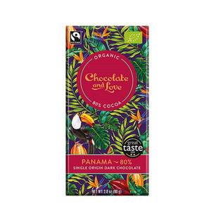 Chocolate and Love Chokolade Panama 80% Ø - 80 gr