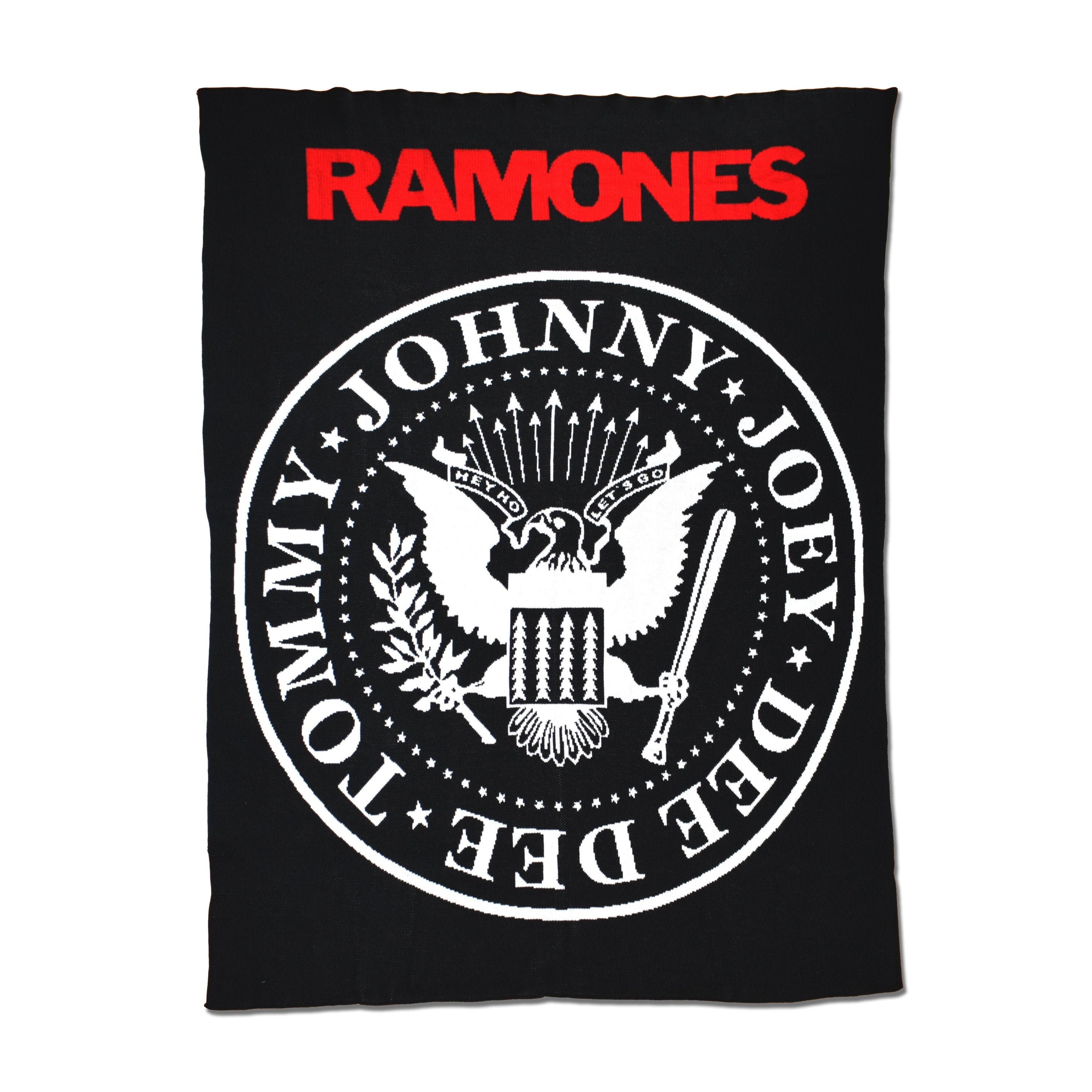 Ramones Knit Throw Blanket