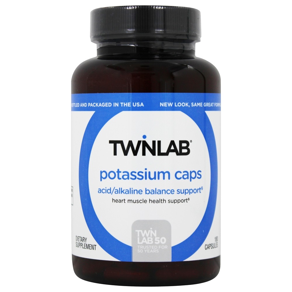 Twinlab - Potassium Citrate Caps - 180 Capsules