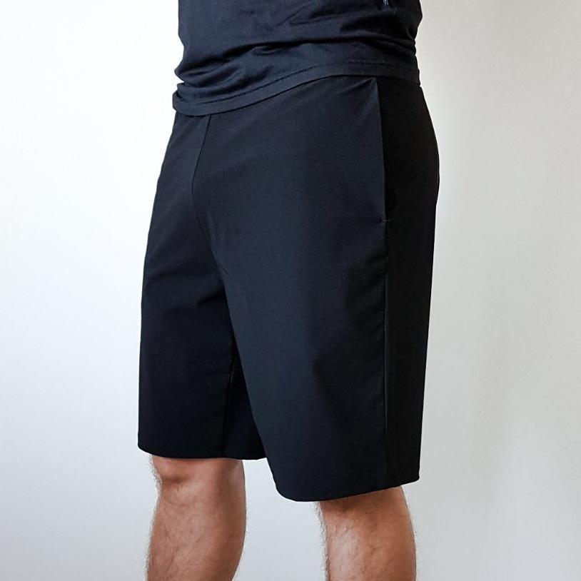 Népra Neptunus Shorts - Men´s sustainably produced activewear shorts, Black / S