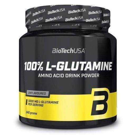 100% L-Glutamine, Unflavoured - 240 grams