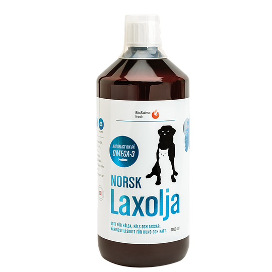 Norsk Laxolja för Hund och Katt, 1000 ml