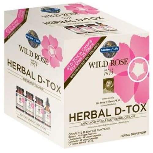 Wild Rose Herbal D-Tox 12-Day Cleanse - 1 kit