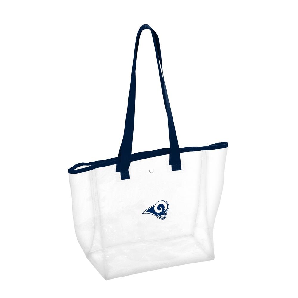 Logo Brands Los Angeles Rams Clear Stadium Totes 12x5.75x11.75 Team Color Tote | 629-65P