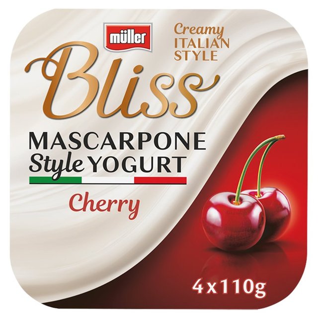 Muller Bliss Mascarpone Cherry Yoghurt