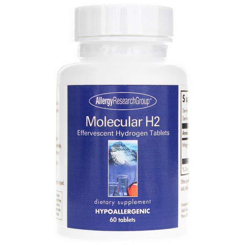 Allergy Research Group Molecular H2 Effervescent Hydrogen Tablets 60 Tablets