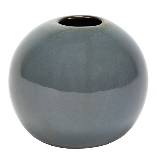 Serax - Serax Ball Vas Keramik 12 cm Rökblå
