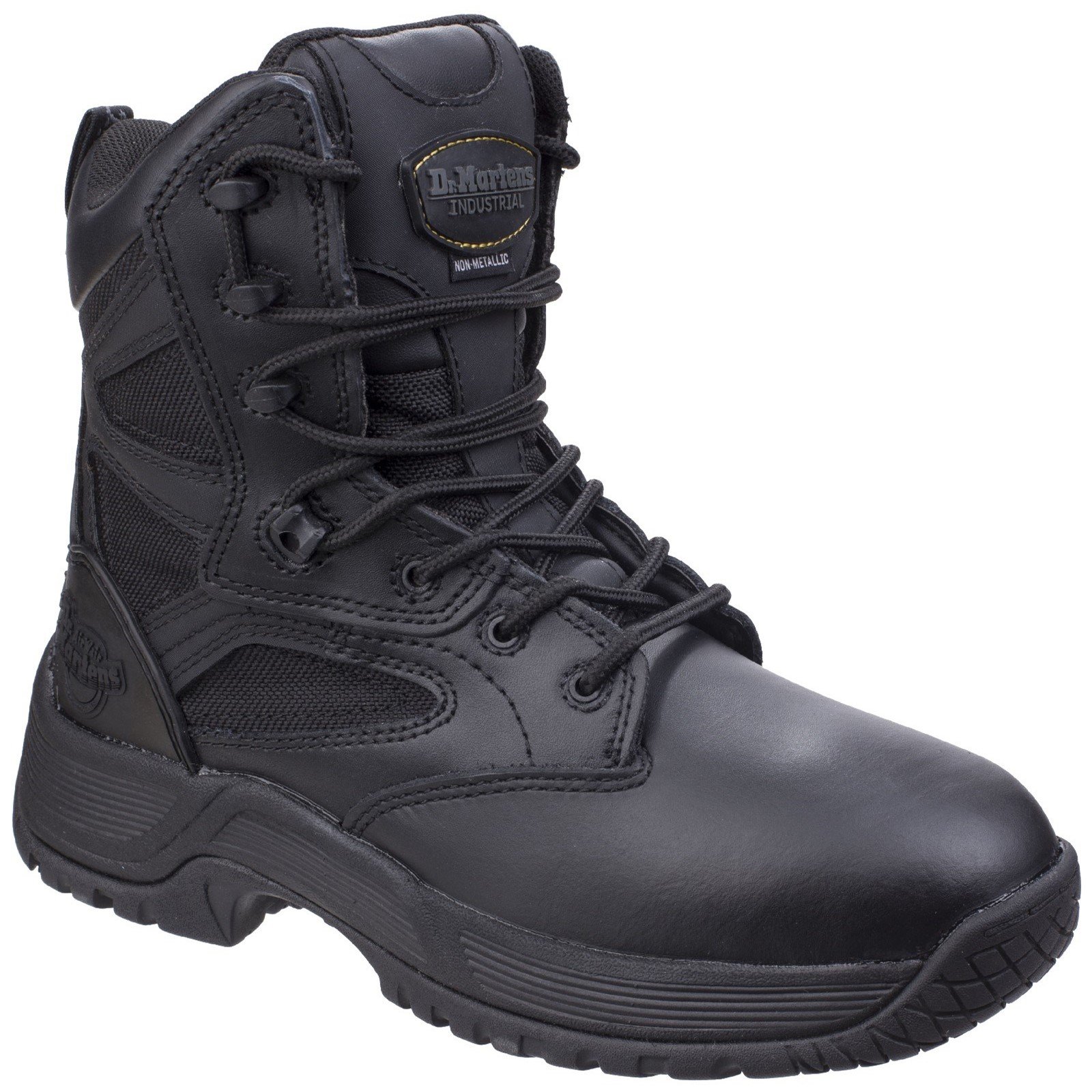 Dr Martens Unisex Skelton Service Boot Black 26028 - Black 12