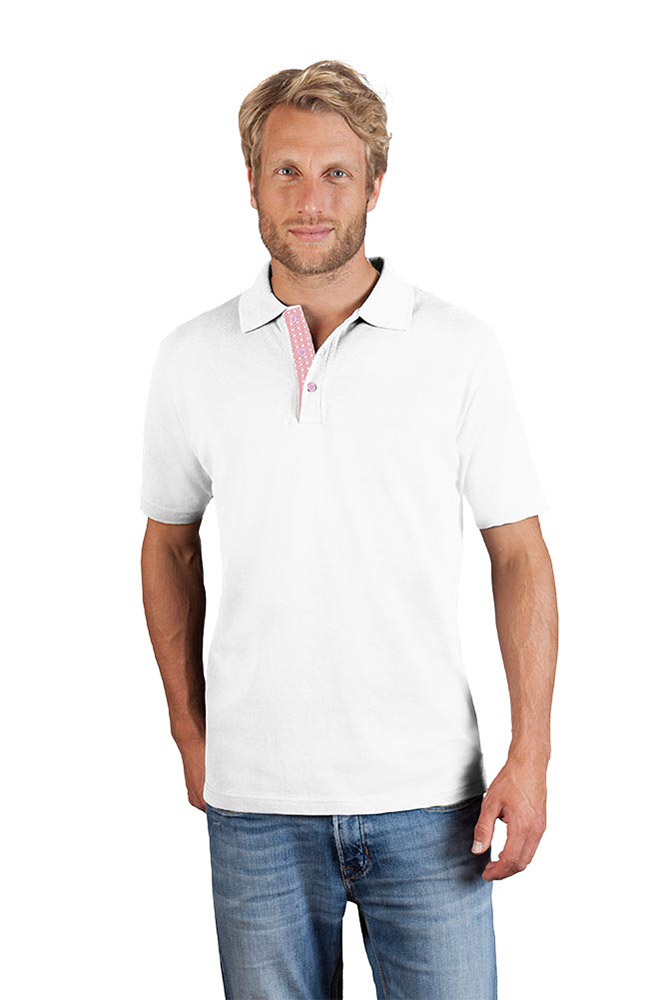 Superior Poloshirt "Graphic" 505CP Herren, Weiß, XL
