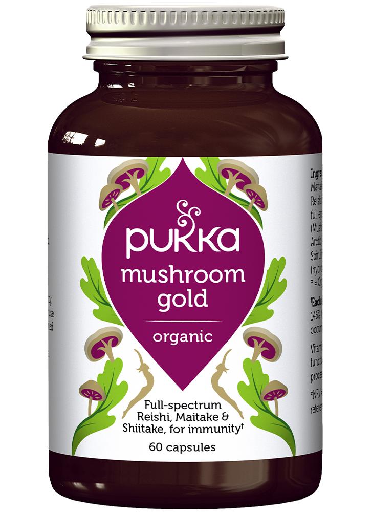 Pukka Mushroom Gold for Sustained Immunity