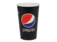 Drikkebægre pap Pepsi 30cl (total 35cl) 2000stk/kar - (2000 stk.)