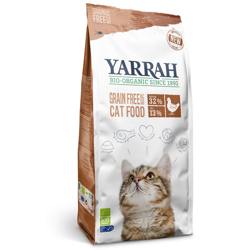Yarrah Organic Grain Free with Organic Chicken & Fish - Economy Pack: 2 x 10kg