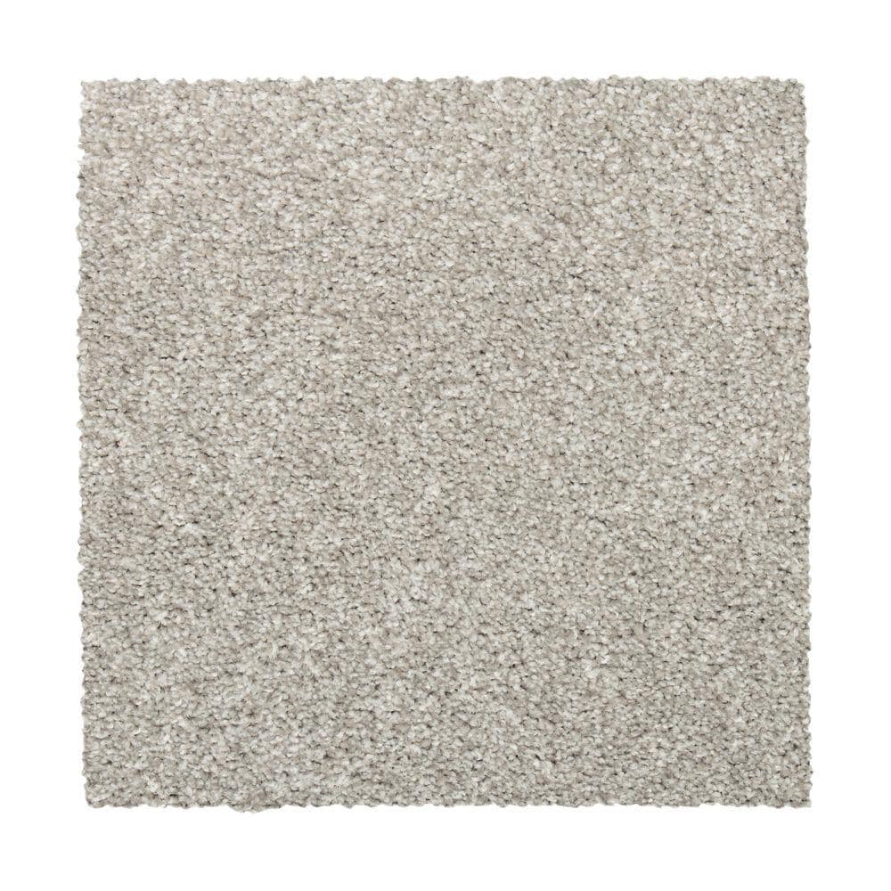 STAINMASTER Essentials Vibrant blend II Cape Cod Textured Carpet (Indoor) Polyester in Gray | STP33-12-L002