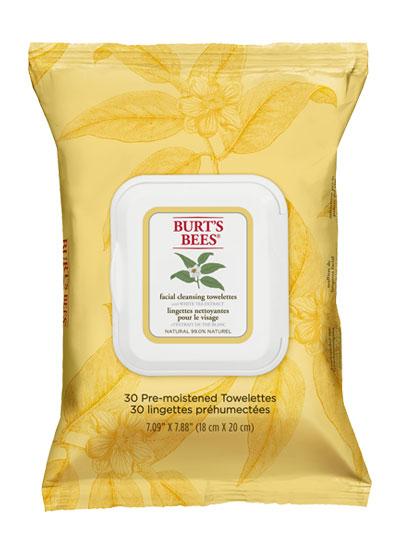 Burt's Bees White Tea Facial Cleansing Towelette Wipes