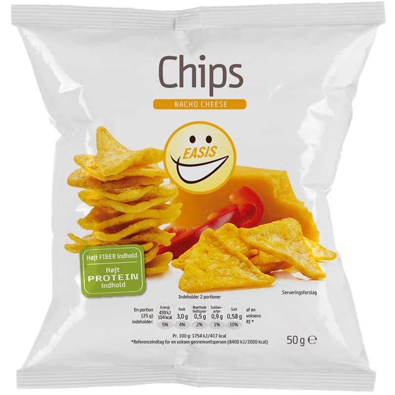 Chips "Nacho Cheese" 50g - 47% rabatt