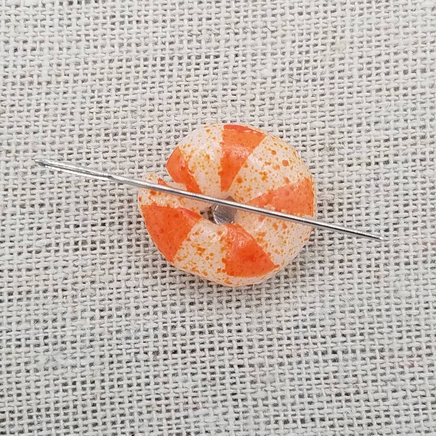 Shrimp Needle Minder | Ocean Seafood Food Realistic Magnetic Nanny Cross Stitch Magnet