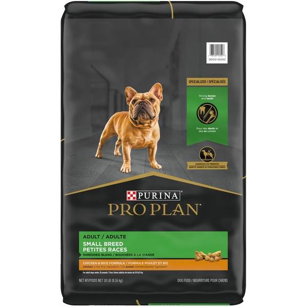 Purina Pro Plan Savor Shredded Blend Small Breed Check & Rice Formula Adult Dog Food