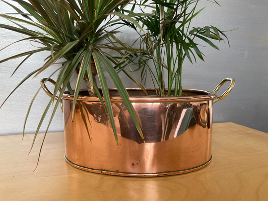 Buy Vintage Copper Planter, Indoor Copper Plant Pot, Vintage Pot Online