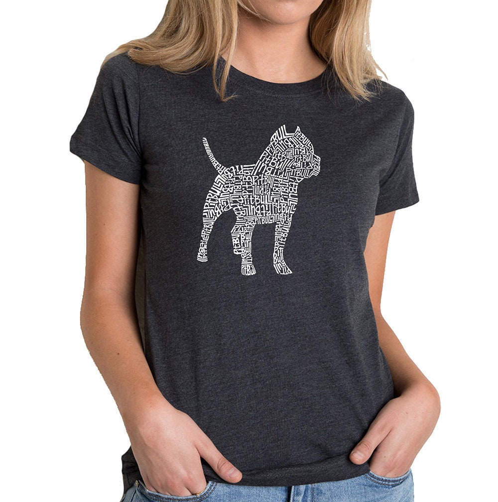 Women's Premium Blend Word Art T-Shirt - Pitbull