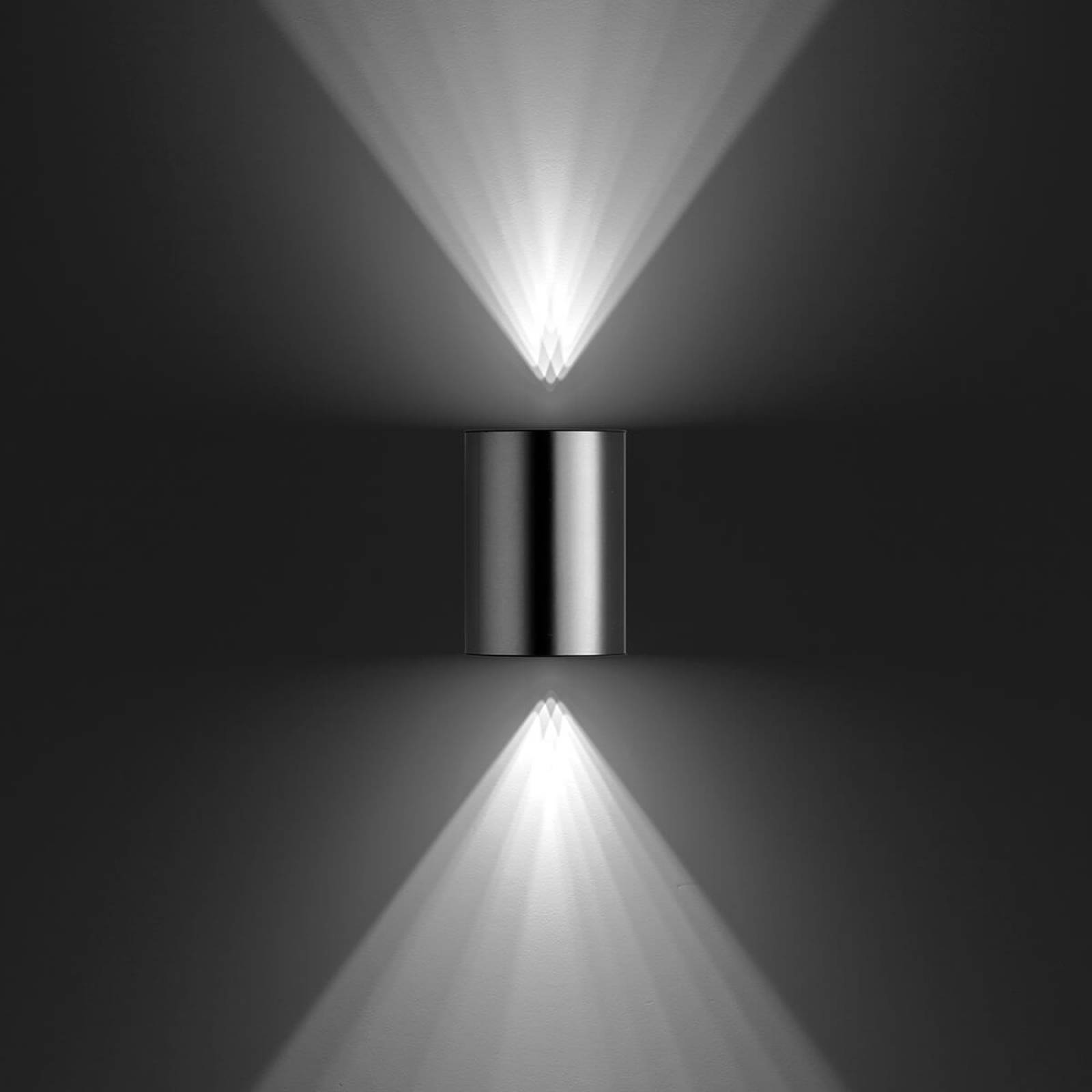 Buxus – LED-ulkoseinävalaisin, ruostumaton teräs