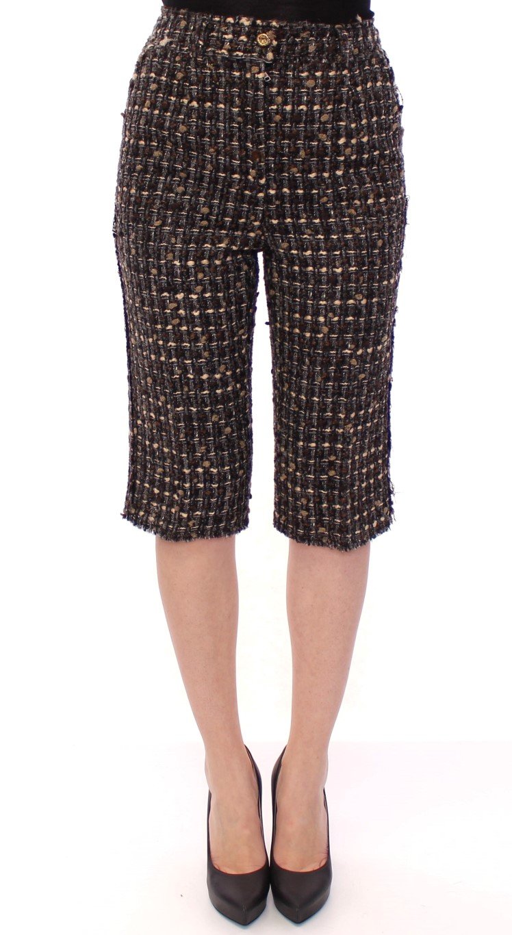 Dolce & Gabbana Women's Wool Shorts Multicolor GSS11735 - IT42|M