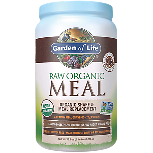 Raw Meal Organic Shake & Meal Replacement - Chocolate Cacao (34.8 oz. / 28 Servings)