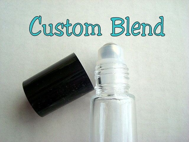 Custom Essential Oil Blend, Customize Your Own Blend & Label, Pure Oils, Custom Roller