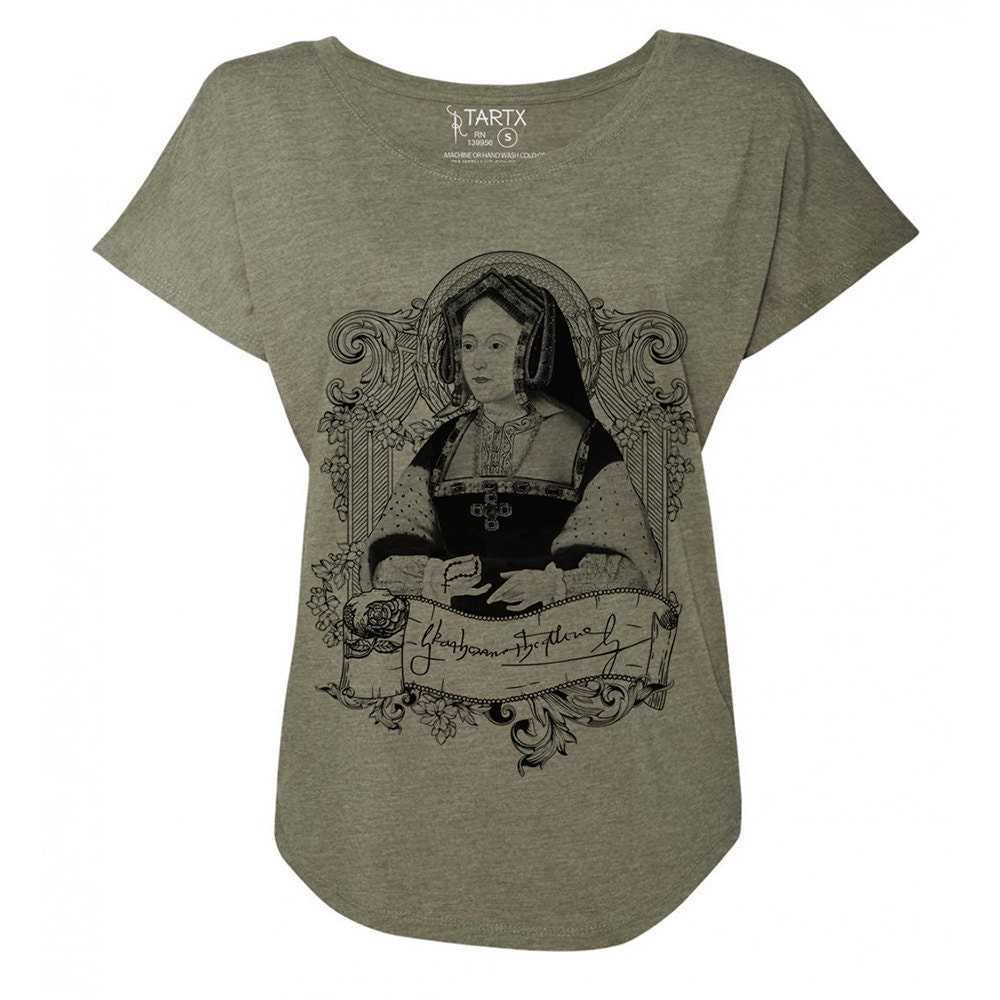 Catherine Of Aragon Tri-Blend Dolman T-Shirt Xs-3Xl