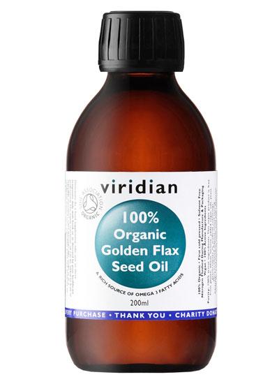 Viridian Organic Golden Flaxseed Oil