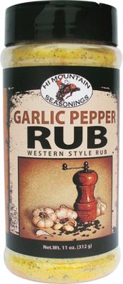 Hi Mountain Jerky Rub Blends - Garlic Pepper Rub