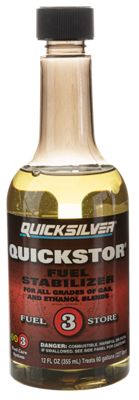 Quicksilver Quickstor Fuel Stabilizer for All Grades of Gas and Ethanol Blends