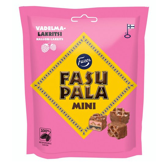 Fasupala Mini Vadelma-Lakritsi - 56% alennus