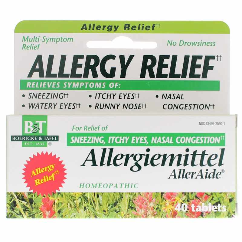 Boericke & Tafel Allergiemittle AllerAide 40 Tablets