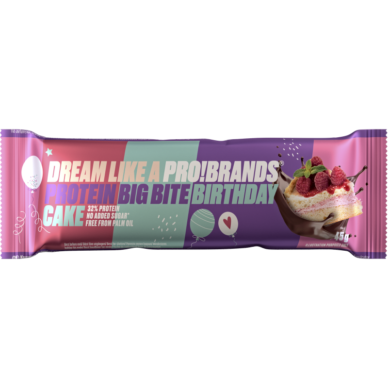 Pro!Brands Proteinbar BigBite Bday Cake - 40% rabat