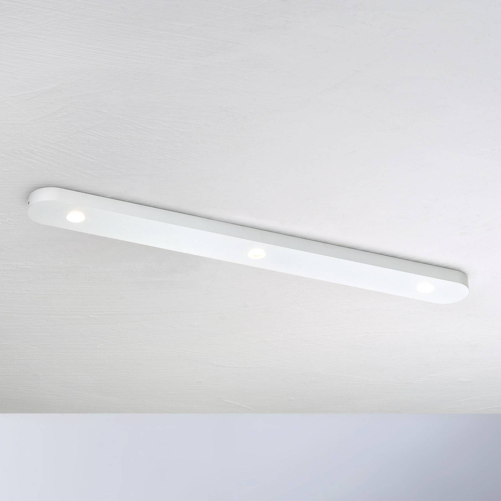 Bopp Close LED-kattovalaisin, 3-lamp., valkoinen