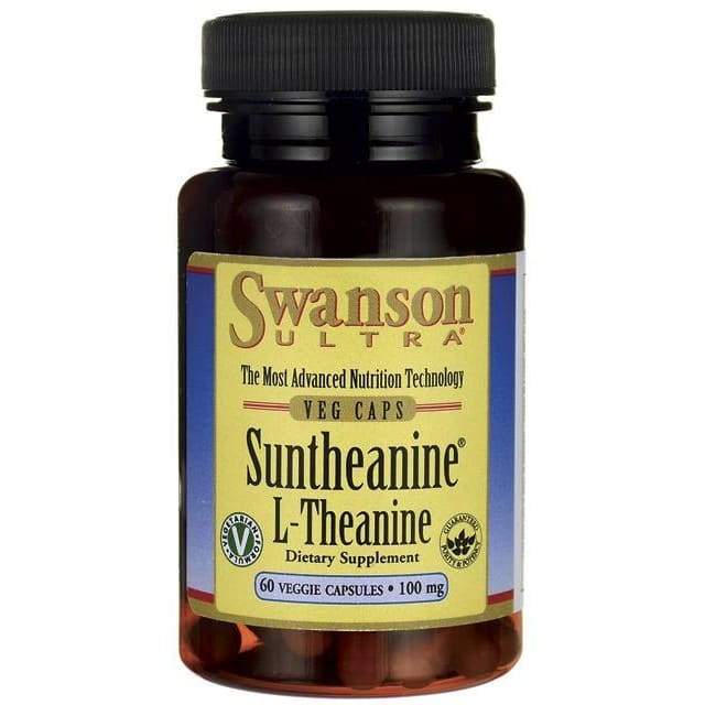 Suntheanine L-Theanine, 100mg - 60 vcaps