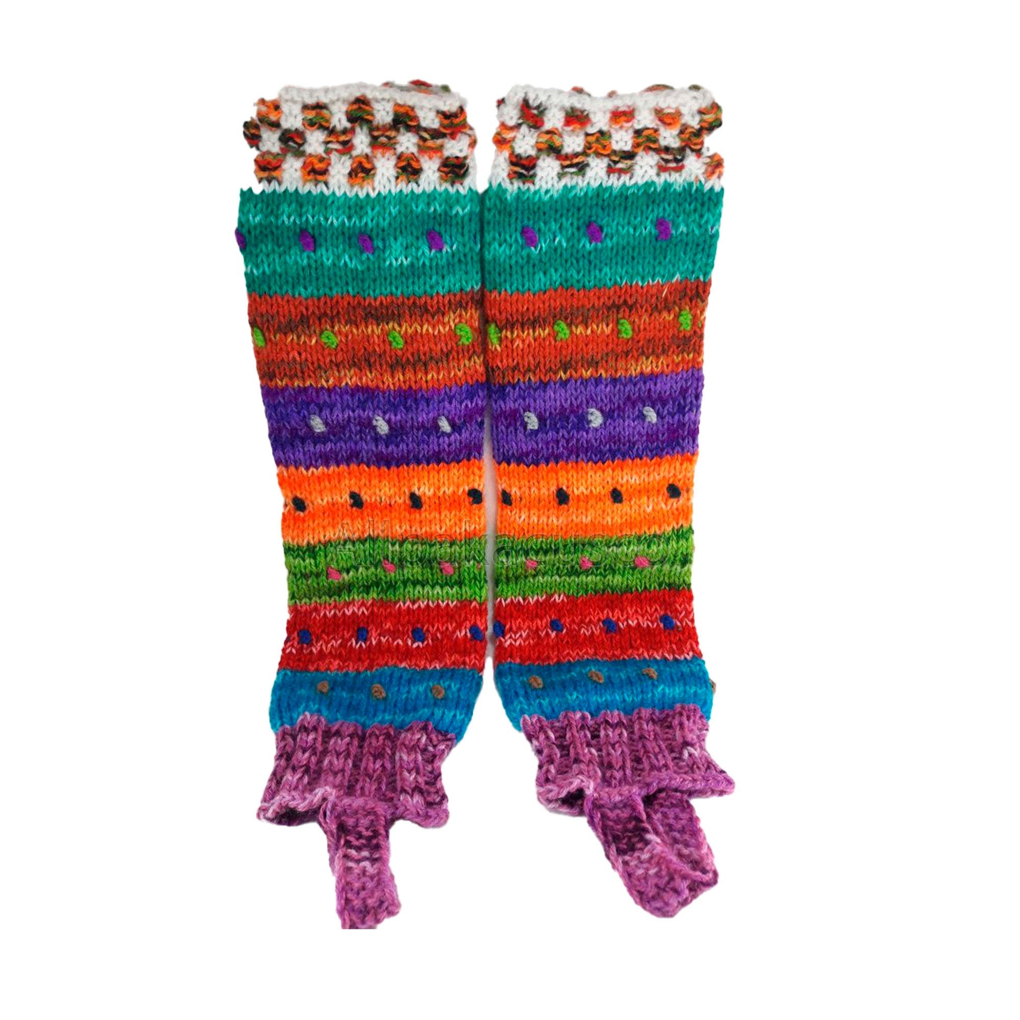 1 Pairs Socks/Escarpin Alpaca Blend Inca Unisex Made in Peru Colors