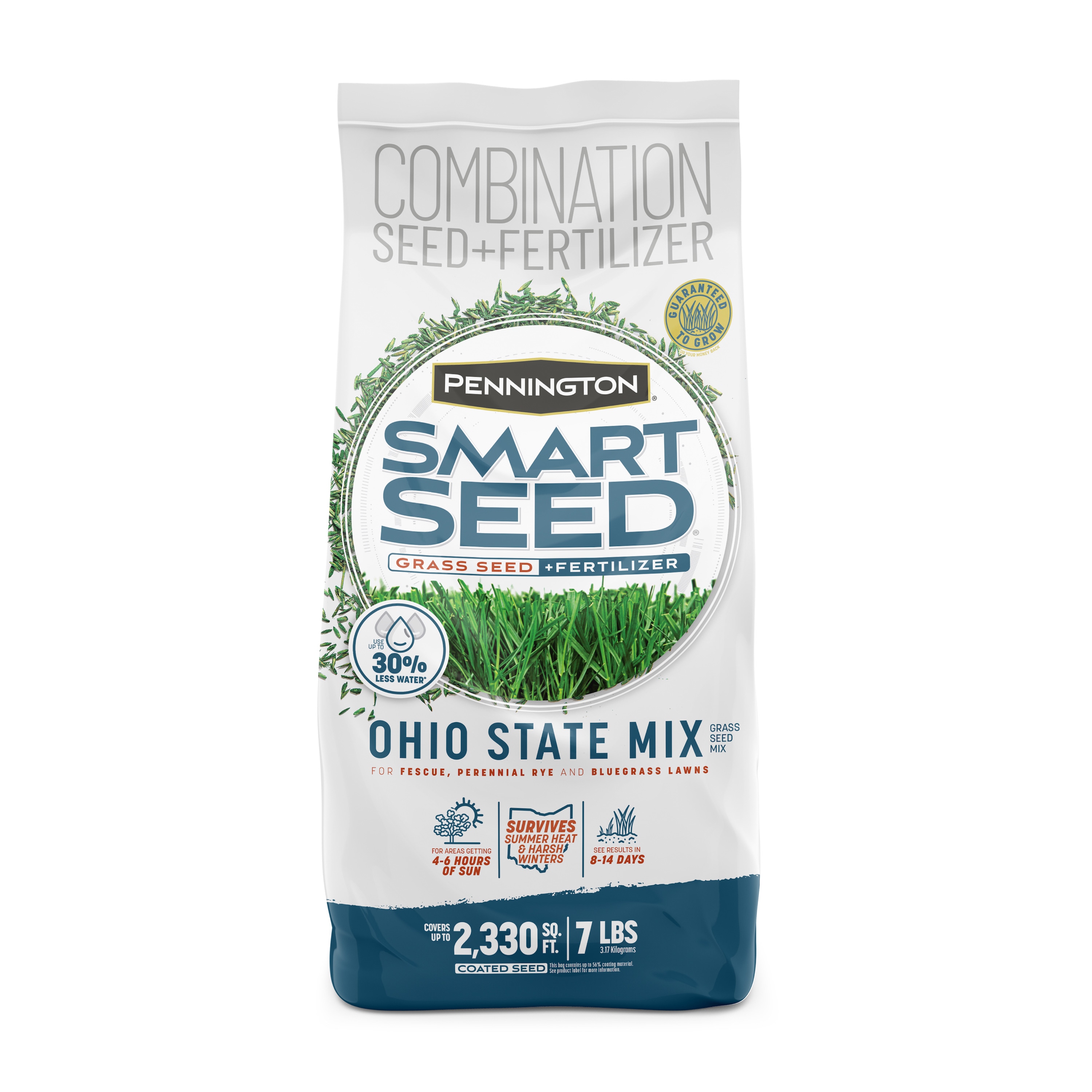 Pennington Smart Seed Ohio State 7-lb Mixture/Blend Grass Seed | 2149602269