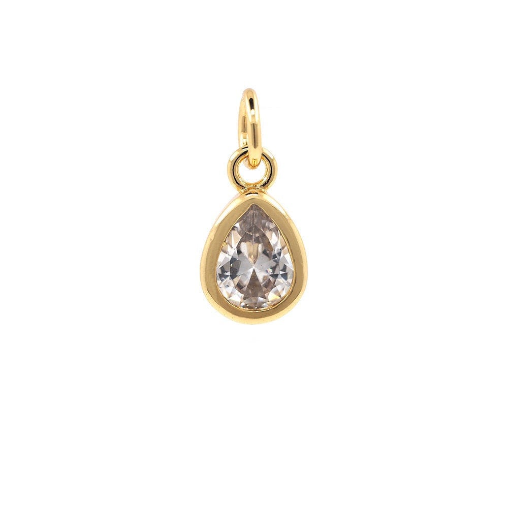 Mini Exquisite Water Drop Pendant, Teardrop Necklace, Bracelet Jewelry 1474mm 1Pcs