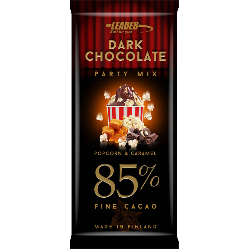 Mörk Choklad "Popcorn & Caramel" 100g - 44% rabatt